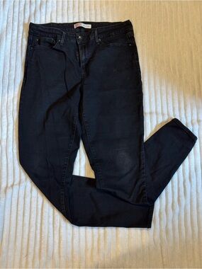 Signature by Levi Strauss Black Mid-Rise Skinny Jeans women’s 12L